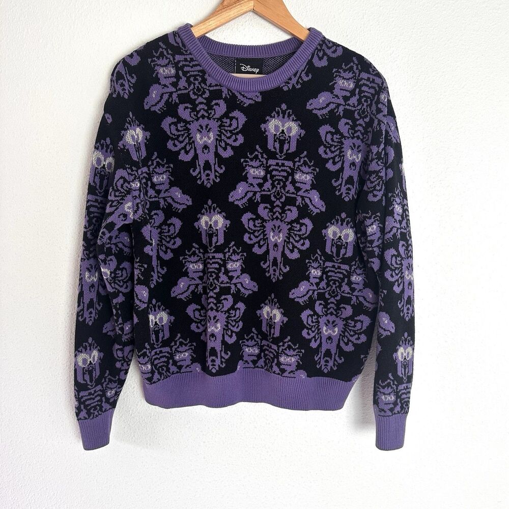 Disney Her Universe Haunted Mansion Muppets Womens S Sweater Glow-In-The-Dark!